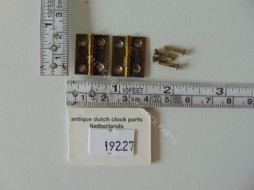 Pair original door hinges - door,