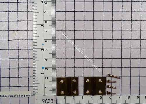 Original pair door hinges - pair, of